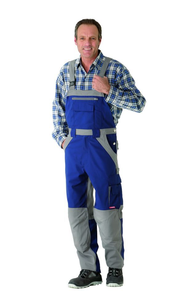 Produktbild Planam Plaline Arbeitshose Latzhose marine zink Größe 24 bild 2