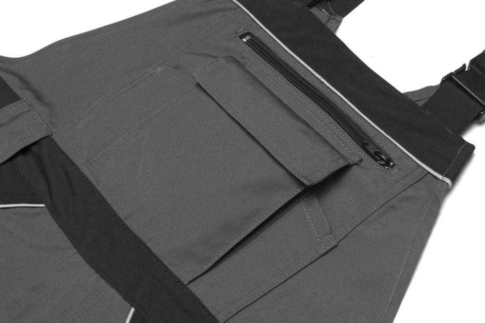 Planam Plaline Arbeitshose Latzhose reinweiß zink Größe 42 Produktbild Planam Plaline Arbeitshose Latzhose reinweiß zink Größe 42 bild 7