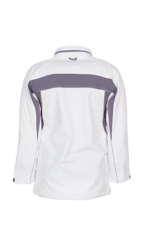 Planam Plaline Arbeitsjacke Softshelljacke reinweiß zink Größe XL Produktbild Planam Plaline Arbeitsjacke Softshelljacke reinweiß zink Größe XL bild 2