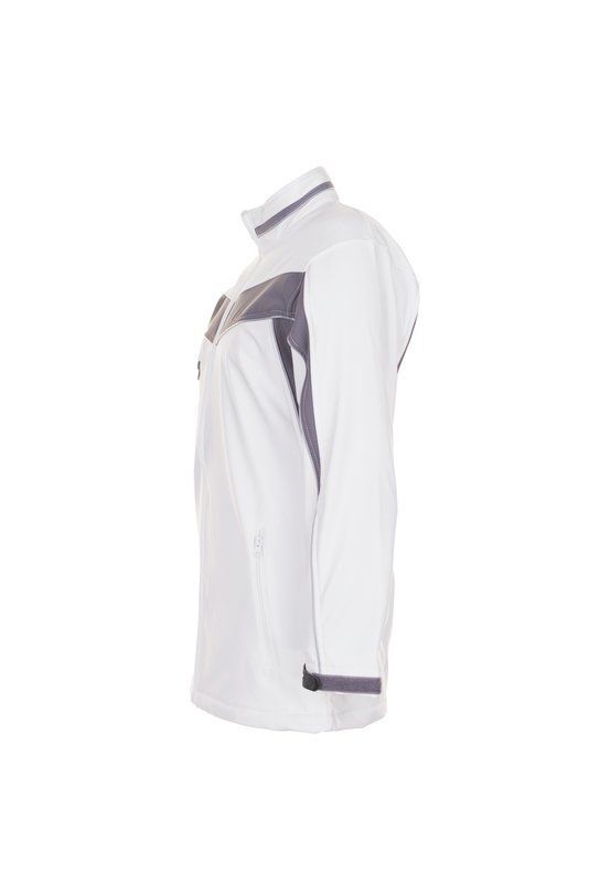 Planam Plaline Arbeitsjacke Softshelljacke reinweiß zink Größe XL Produktbild Planam Plaline Arbeitsjacke Softshelljacke reinweiß zink Größe XL bild 4