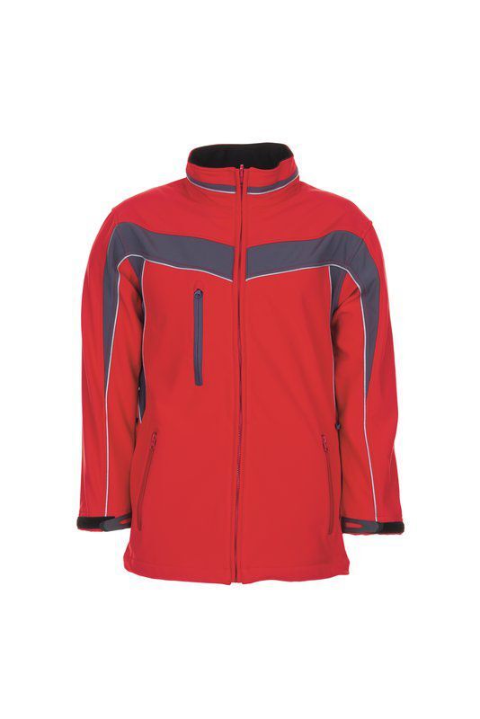 Planam Plaline Arbeitsjacke Softshelljacke rot schiefer Größe L Produktbild Planam Plaline Arbeitsjacke Softshelljacke rot schiefer Größe L