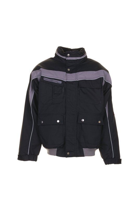 Planam Plaline Arbeitsjacke Winterblouson schwarz zink Größe L Produktbild Planam Plaline Arbeitsjacke Winterblouson schwarz zink Größe L