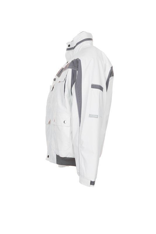 Planam Plaline Arbeitsjacke Winterblouson reinweiß zink Größe M Produktbild Planam Plaline Arbeitsjacke Winterblouson reinweiß zink Größe M bild 4