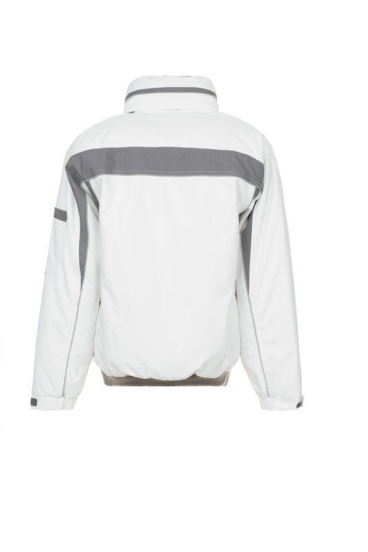 Planam Plaline Arbeitsjacke Winterblouson reinweiß zink Größe L Produktbild Planam Plaline Arbeitsjacke Winterblouson reinweiß zink Größe L bild 2