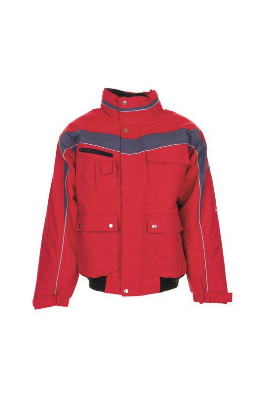 Planam Plaline Arbeitsjacke Winterblouson rot schiefer Größe XS