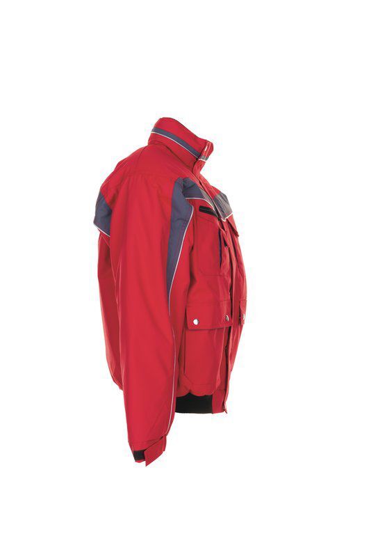 Planam Plaline Arbeitsjacke Winterblouson rot schiefer Größe XS
