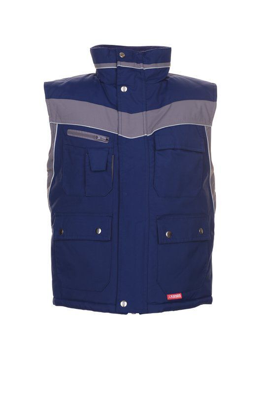 Planam Plaline Arbeitsweste Winterweste marine zink Größe XL Produktbild Planam Plaline Arbeitsweste Winterweste marine zink Größe XL