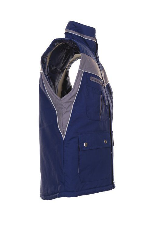 Planam Plaline Arbeitsweste Winterweste marine zink Größe XL Produktbild Planam Plaline Arbeitsweste Winterweste marine zink Größe XL bild 3