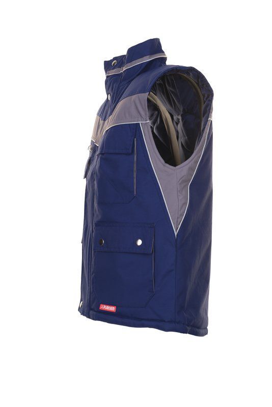 Planam Plaline Arbeitsweste Winterweste marine zink Größe XL Produktbild Planam Plaline Arbeitsweste Winterweste marine zink Größe XL bild 4