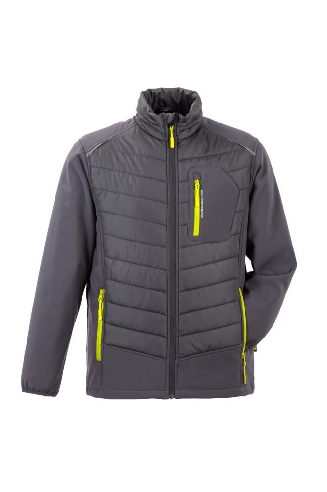 Planam Stretchline Arbeitsjacke Winterjacke anthrazit Größe XL Produktbild Planam Stretchline Arbeitsjacke Winterjacke anthrazit Größe XL