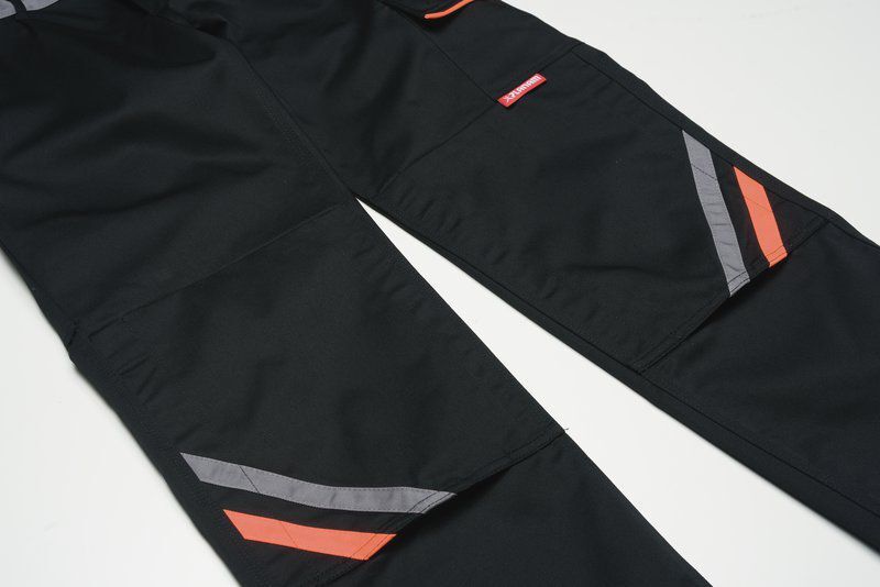 Planam Visline Arbeitshose Bundhose schwarz orange zink Größe 54 Produktbild Planam Visline Arbeitshose Bundhose schwarz orange zink Größe 54 bild 8