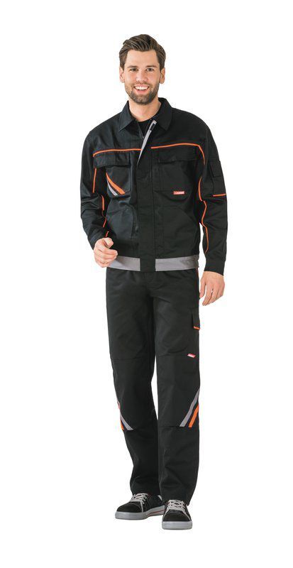 Planam Visline Arbeitsjacke V2 Bundjacke schwarz orange zink Größe 26 Planam Visline Arbeitsjacke V2 Bundjacke schwarz orange zink Größe 26