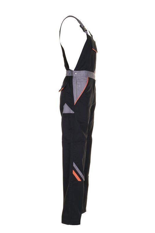 Planam Visline Arbeitshose Latzhose schwarz orange zink Größe 64 Produktbild Planam Visline Arbeitshose Latzhose schwarz orange zink Größe 64 bild 4