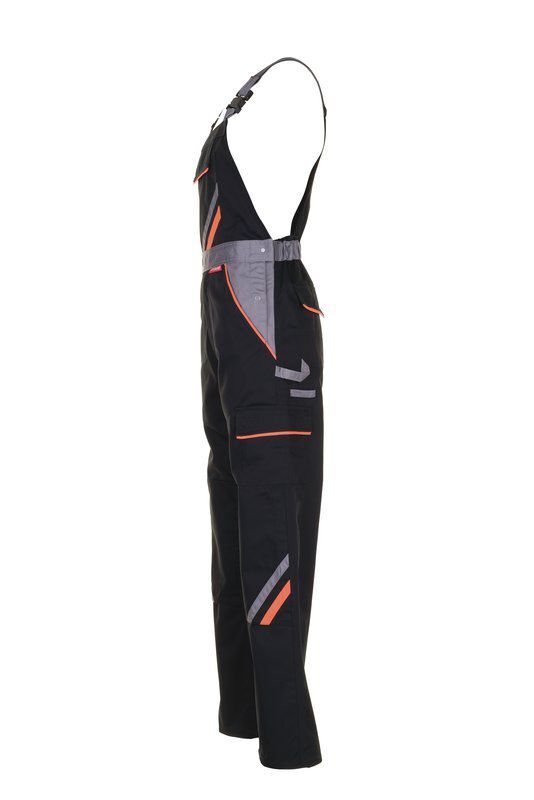 Planam Visline Arbeitshose Latzhose schwarz orange zink Größe 64 Produktbild Planam Visline Arbeitshose Latzhose schwarz orange zink Größe 64 bild 5
