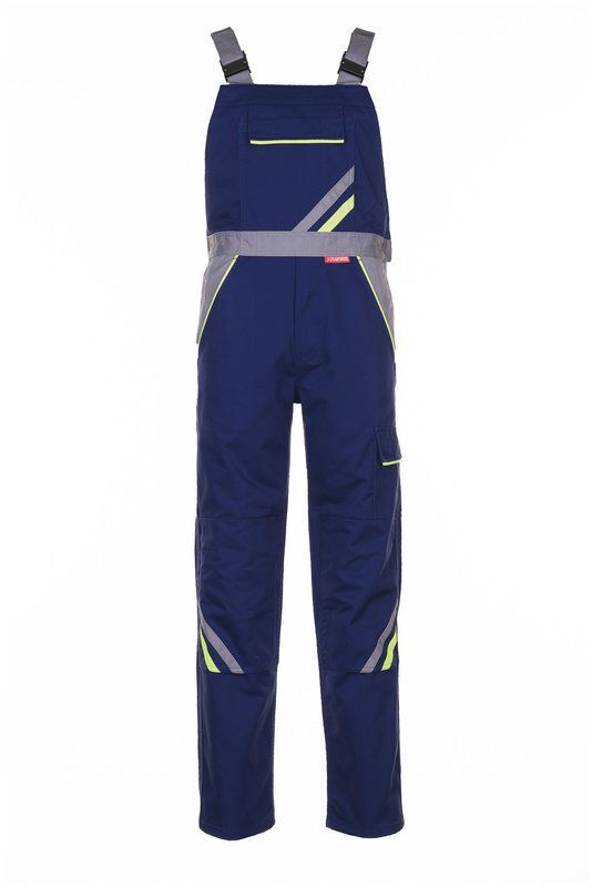Planam Visline Arbeitshose Latzhose marine gelb zink Größe 52 Produktbild Planam Visline Arbeitshose Latzhose marine gelb zink Größe 52