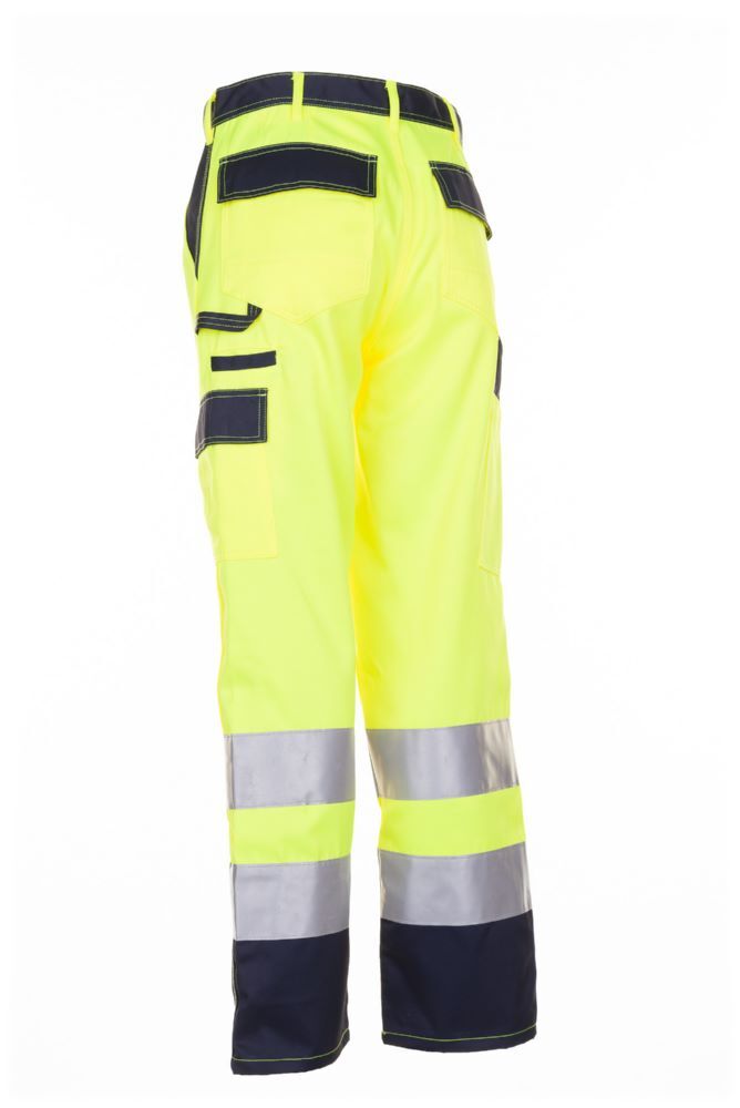 Planam Warnschutz Bundhose gelb marine Größe 70 Planam Warnschutz Bundhose gelb marine Größe 70