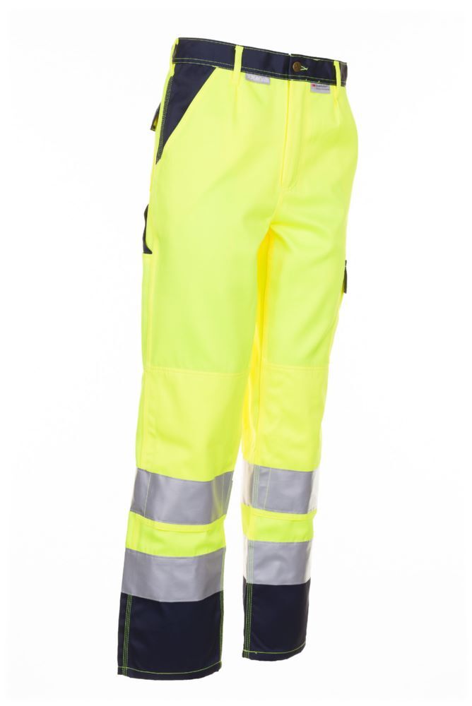 Planam Warnschutz Bundhose gelb marine Größe 70 Planam Warnschutz Bundhose gelb marine Größe 70
