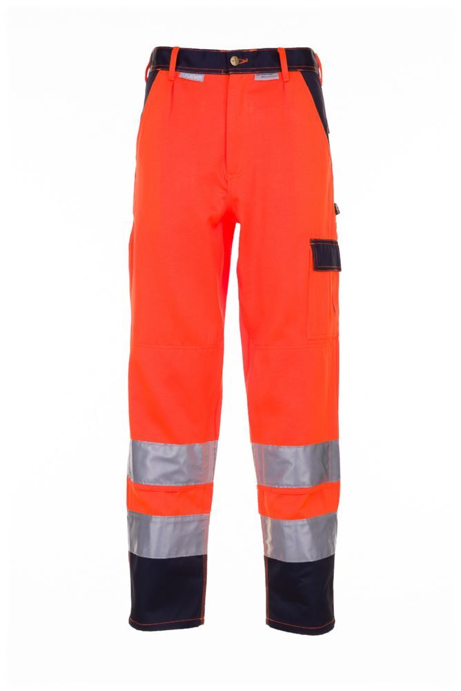 Planam Warnschutz Bundhose orange marine Größe 70 Produktbild Planam Warnschutz Bundhose orange marine Größe 70