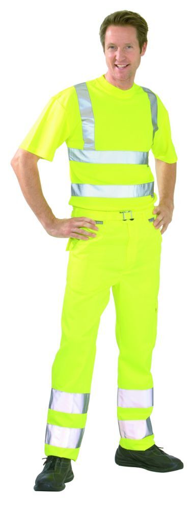 Planam Warnschutz Bundhose uni gelb Größe 44 Planam Warnschutz Bundhose uni gelb Größe 44