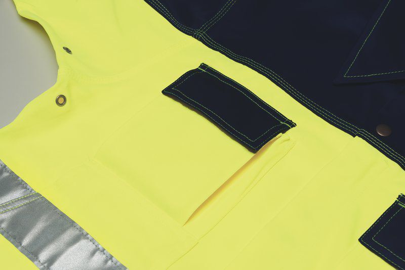 Planam Warnschutz Bundjacke orange marine Größe 42