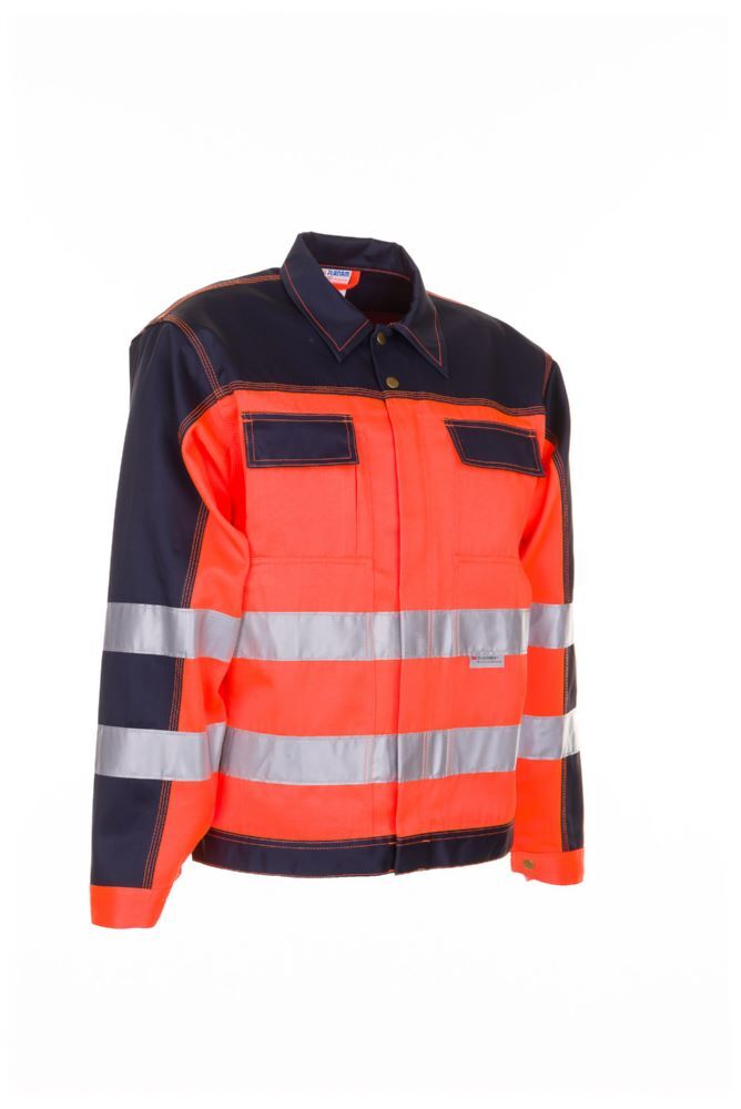 Planam Warnschutz Bundjacke orange marine Größe 66 Produktbild Planam Warnschutz Bundjacke orange marine Größe 66 bild 12