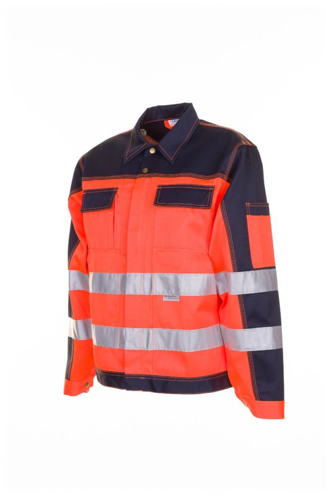 Planam Warnschutz Bundjacke orange marine Größe 66 Produktbild Planam Warnschutz Bundjacke orange marine Größe 66 bild 2