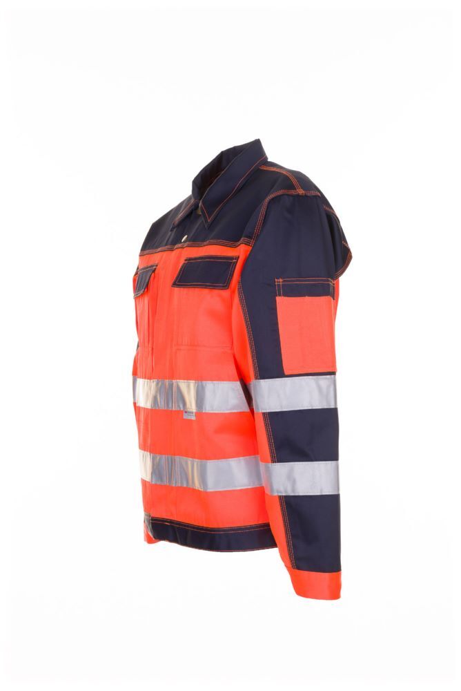 Planam Warnschutz Bundjacke orange marine Größe 70 Produktbild Planam Warnschutz Bundjacke orange marine Größe 70 bild 3