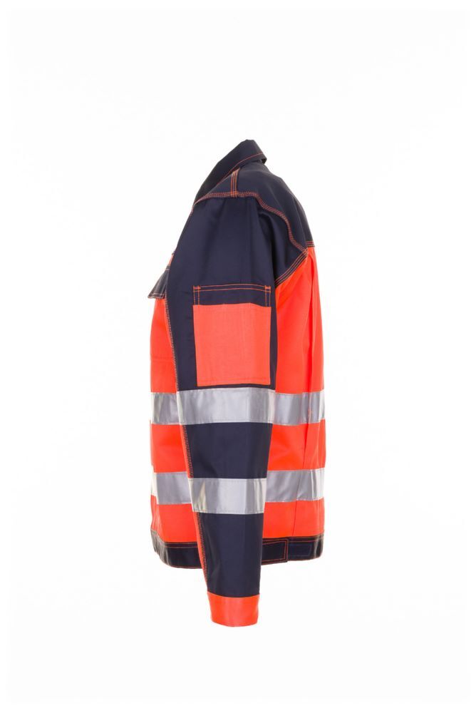 Planam Warnschutz Bundjacke orange marine Größe 70 Produktbild Planam Warnschutz Bundjacke orange marine Größe 70 bild 4