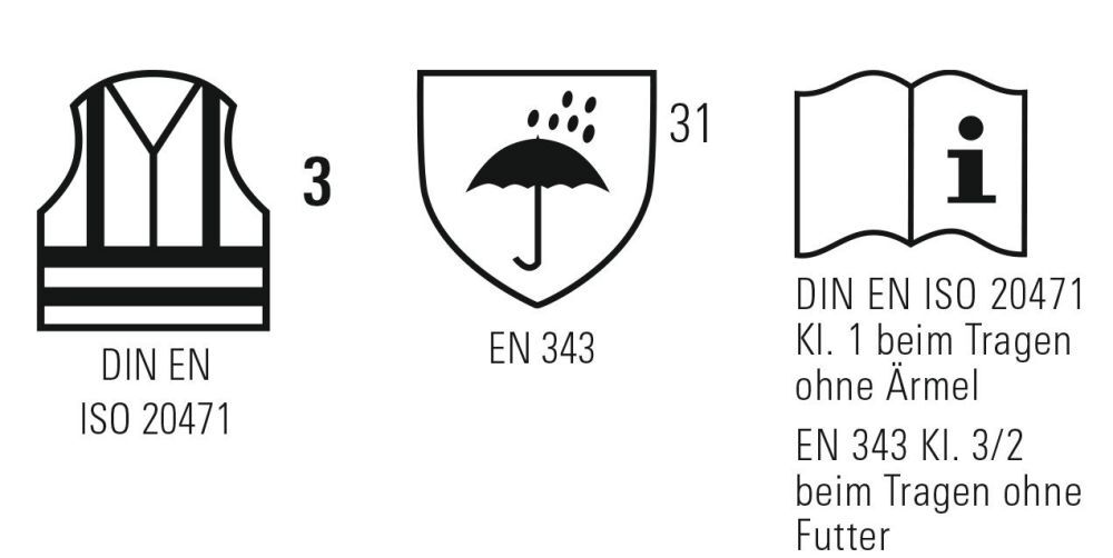 Planam Warnschutz Comfortjacke orange grün Größe S Produktbild Planam Warnschutz Comfortjacke orange grün Größe S bild 14