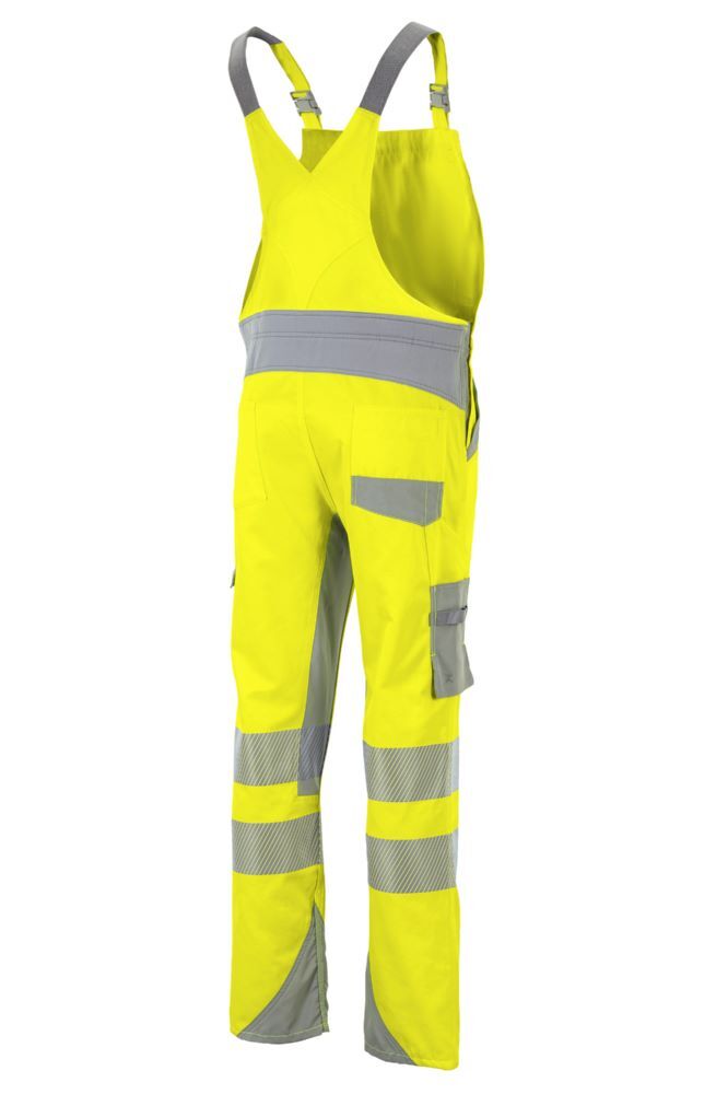 Produktbild Norit Warnschutz Herren Latzhose gelb/zink 52 bild 7