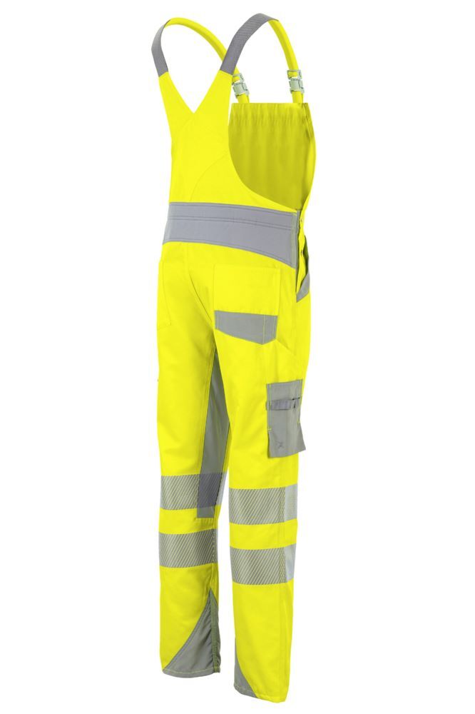 Produktbild Norit Warnschutz Herren Latzhose gelb/zink 52 bild 9
