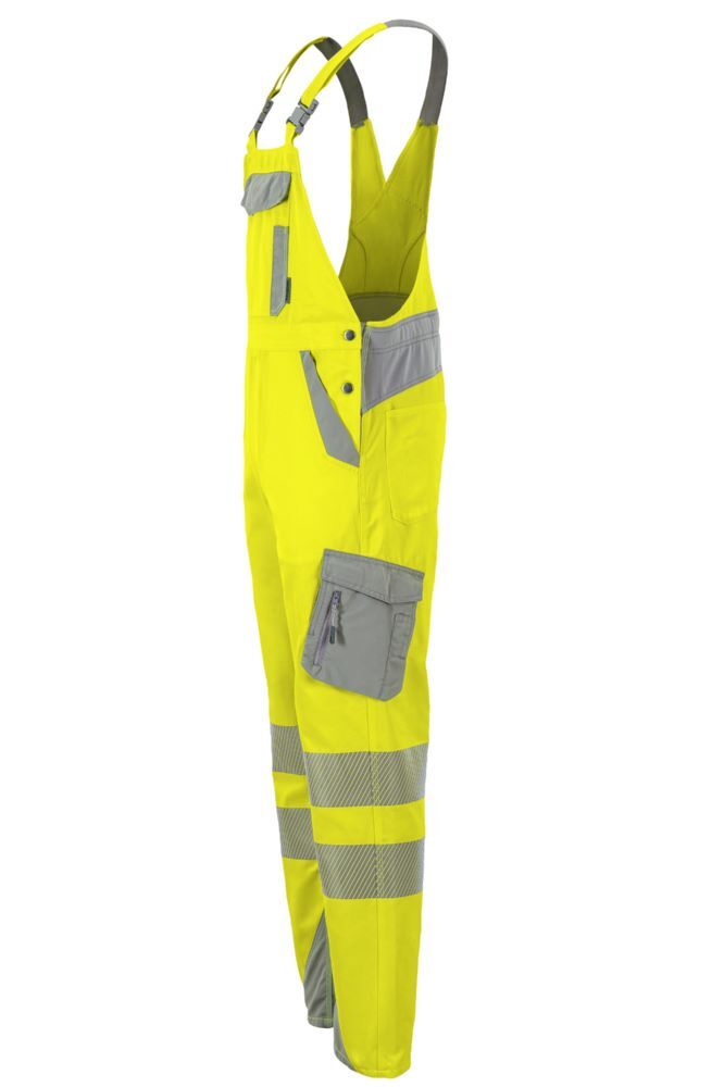 Produktbild Norit Warnschutz Herren Latzhose gelb/zink 54 bild 2