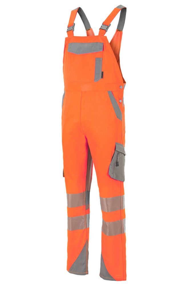 Produktbild Norit Warnschutz Herren Latzhose orange/zink 106 bild 3