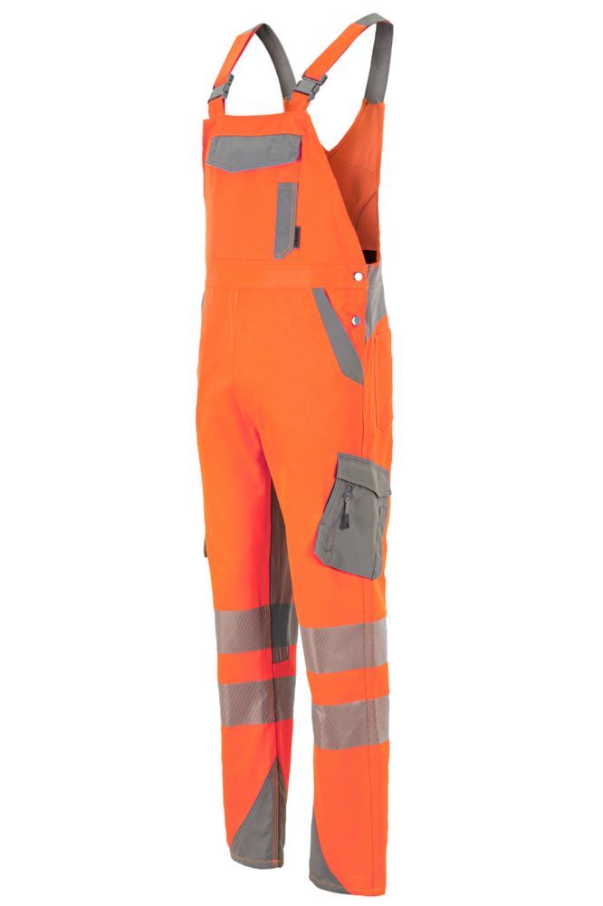 Produktbild Norit Warnschutz Herren Latzhose orange/zink 106 bild 4