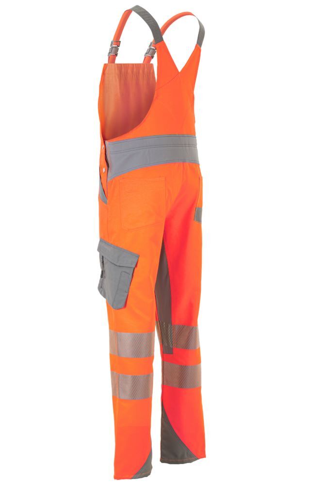 Produktbild Norit Warnschutz Herren Latzhose orange/zink 106 bild 10