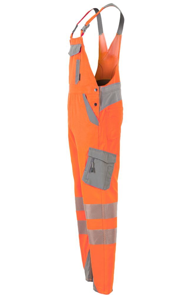 Produktbild Norit Warnschutz Herren Latzhose orange/zink 106 bild 6