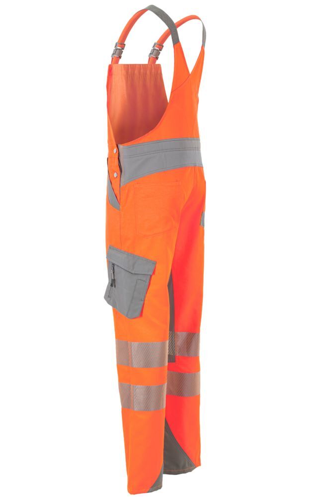 Produktbild Norit Warnschutz Herren Latzhose orange/zink 106 bild 9