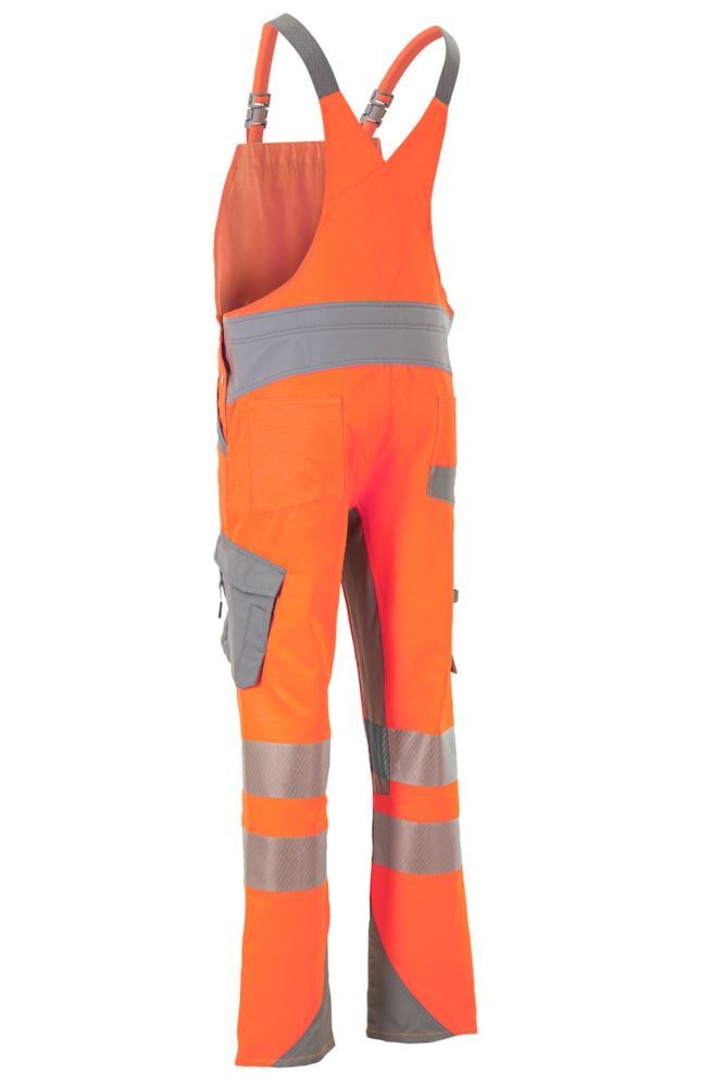 Produktbild Norit Warnschutz Herren Latzhose orange/zink 106 bild 11