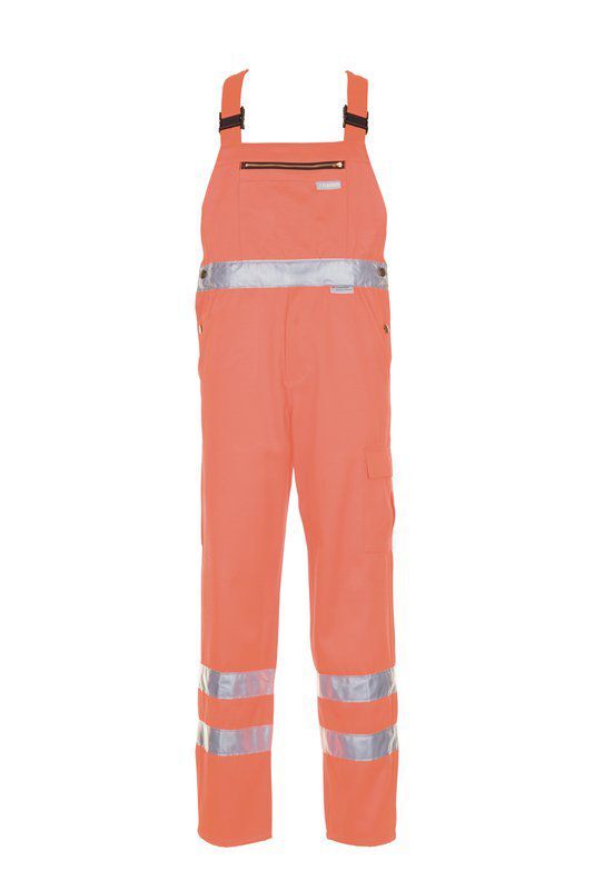 Planam Warnschutz Latzhose uni orange Größe 26 Planam Warnschutz Latzhose uni orange Größe 26