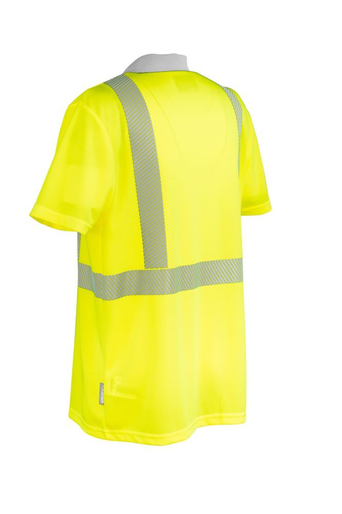 Produktbild Norit Warnschutz Poloshirt kurzarm gelb/zink XS bild 5