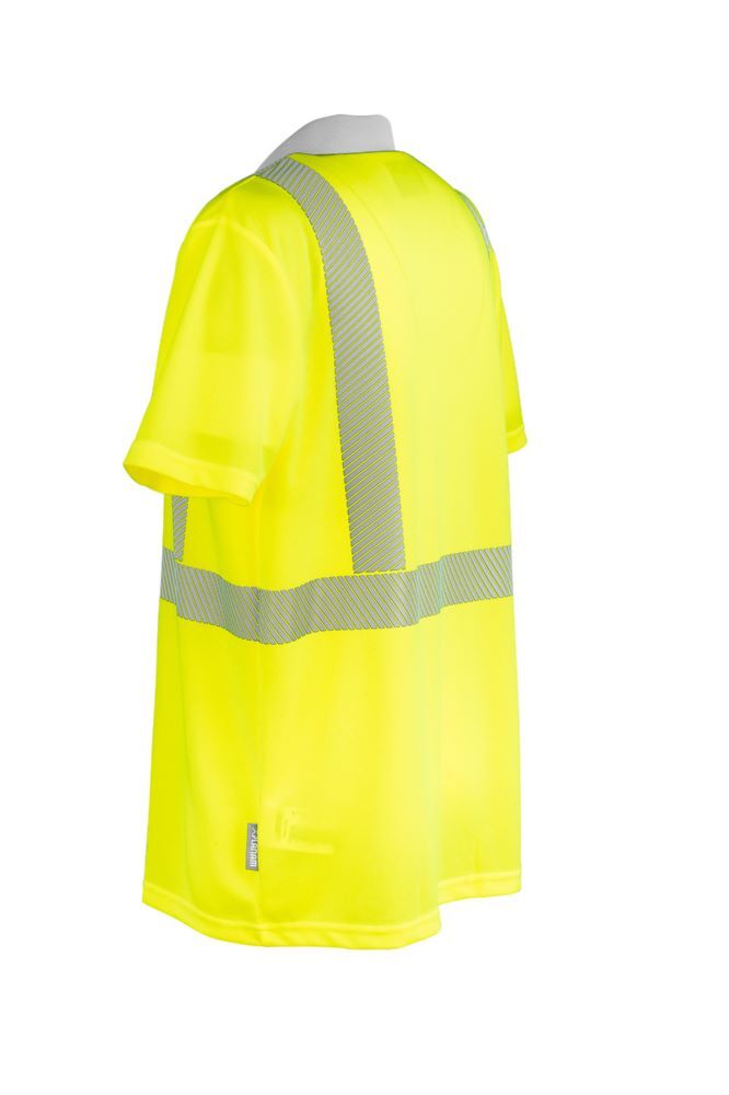 Produktbild Norit Warnschutz Poloshirt kurzarm gelb/zink XS bild 4