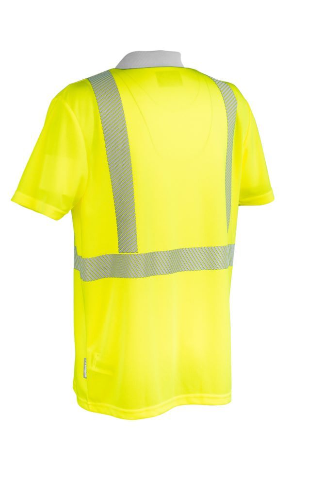 Produktbild Norit Warnschutz Poloshirt kurzarm gelb/zink XS bild 6