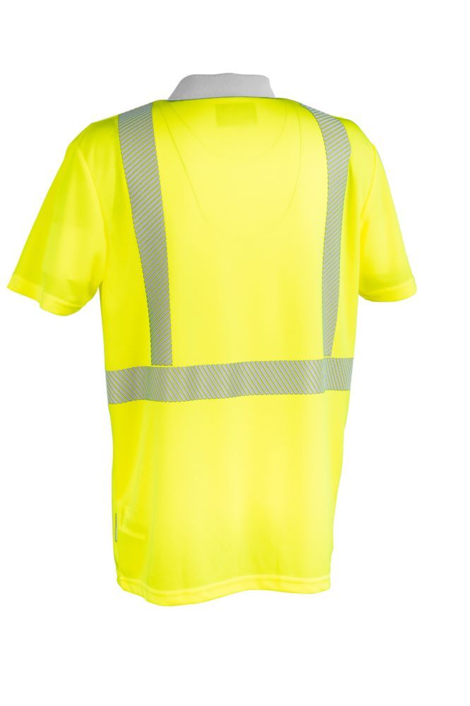 Produktbild Norit Warnschutz Poloshirt kurzarm gelb/zink XS bild 7