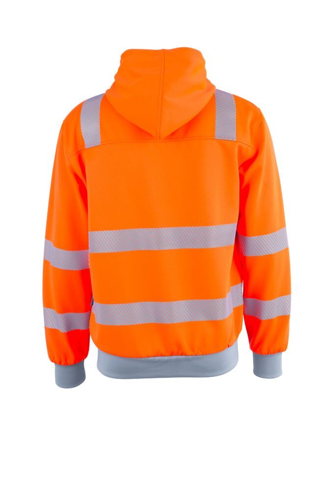 Produktbild Norit Warnschutz Hoody orange/zink XXL bild 3
