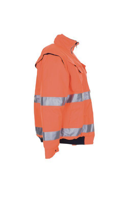 Planam Warnschutz Pilotenjacke uni orange Größe S Produktbild Planam Warnschutz Pilotenjacke uni orange Größe S bild 4