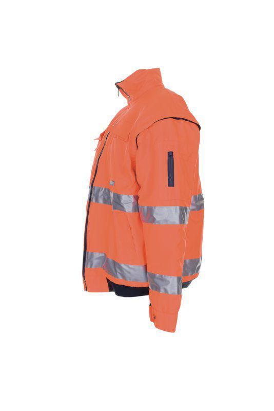 Planam Warnschutz Pilotenjacke uni orange Größe L Produktbild Planam Warnschutz Pilotenjacke uni orange Größe L bild 5