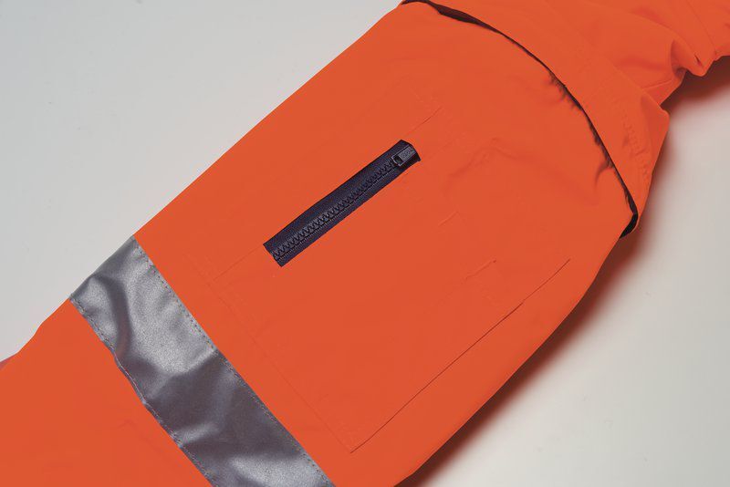 Planam Warnschutz Pilotenjacke uni orange Größe L Produktbild Planam Warnschutz Pilotenjacke uni orange Größe L bild 8