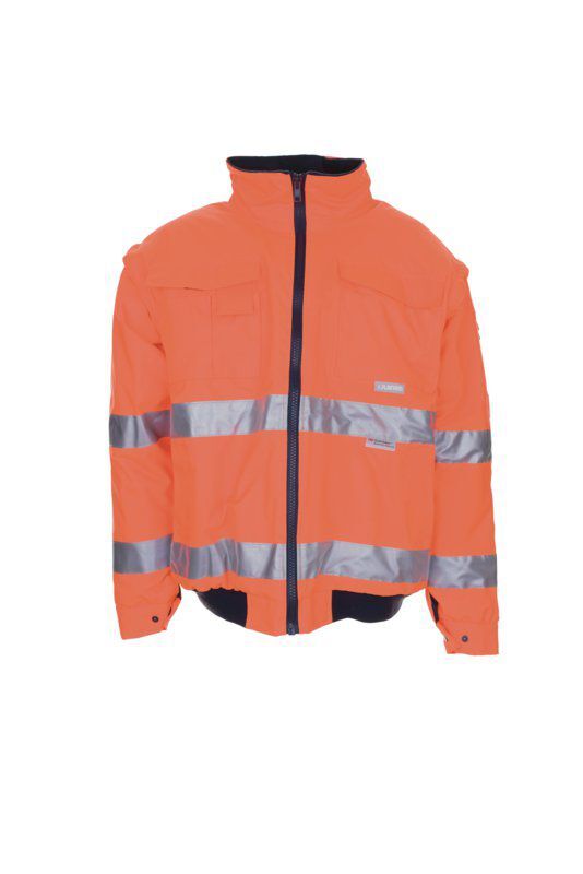 Planam Warnschutz Pilotenjacke uni orange Größe XL Produktbild Planam Warnschutz Pilotenjacke uni orange Größe XL