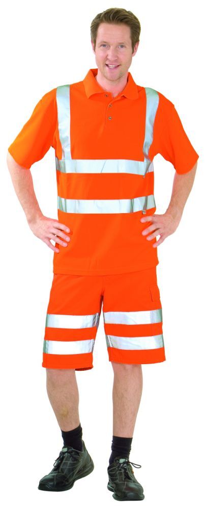 Planam Warnschutz Poloshirt uni orange Größe XXL Planam Warnschutz Poloshirt uni orange Größe XXL