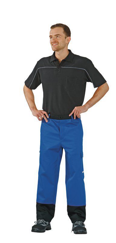 Produktbild Planam Weld Shield Bundhose Arbeitshose kornblau schwarz Größe 94 bild 2